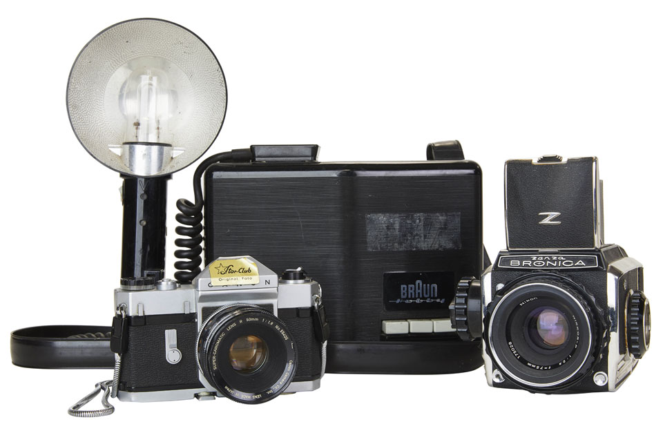Fotoausrüstung, 1970er-Jahre, groß