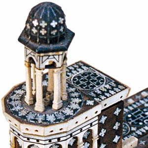 Modell der Heilig-Grab-Kapelle Jerusalem, Ausschnitt