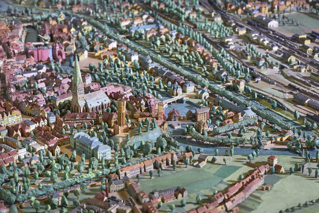 Stadtmodell Detailaufnahme ©Peter Eberts