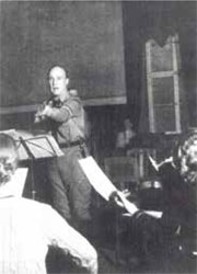 Spitta dirigiert in Heidelberg, 1938