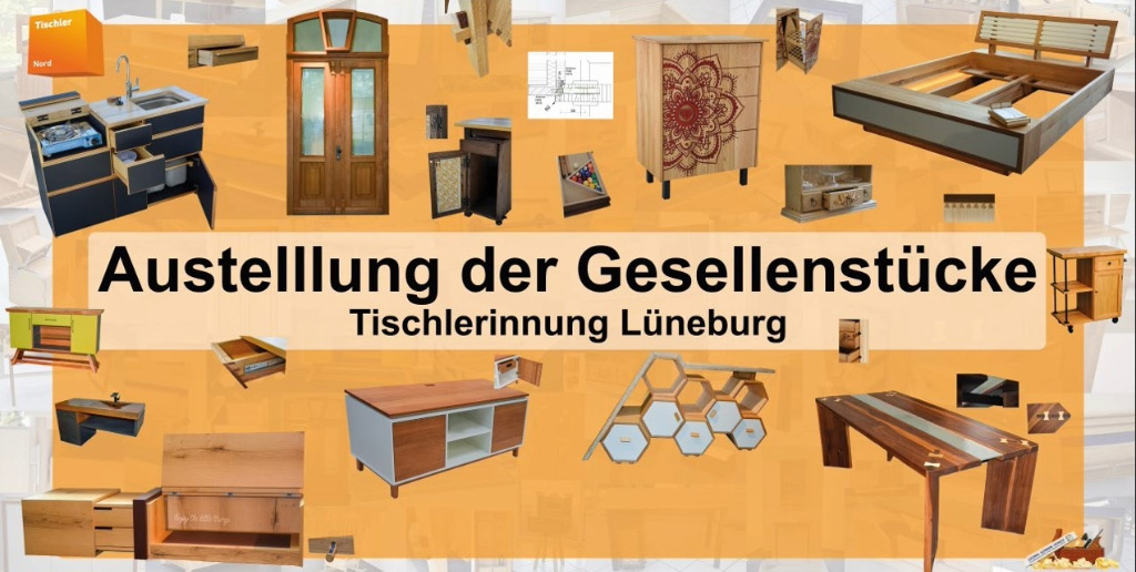 Ausstellung der Gesellenstücke der Tischlerinnung im Museum Lüneburg<br />
