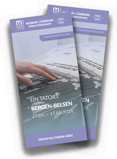 Programmvorschau Maerz 2026 Cover des Programmflyers Dezember 2025 mit großer Werbung für den Kunsthandwerksmarkt "Zu guter Letzt"