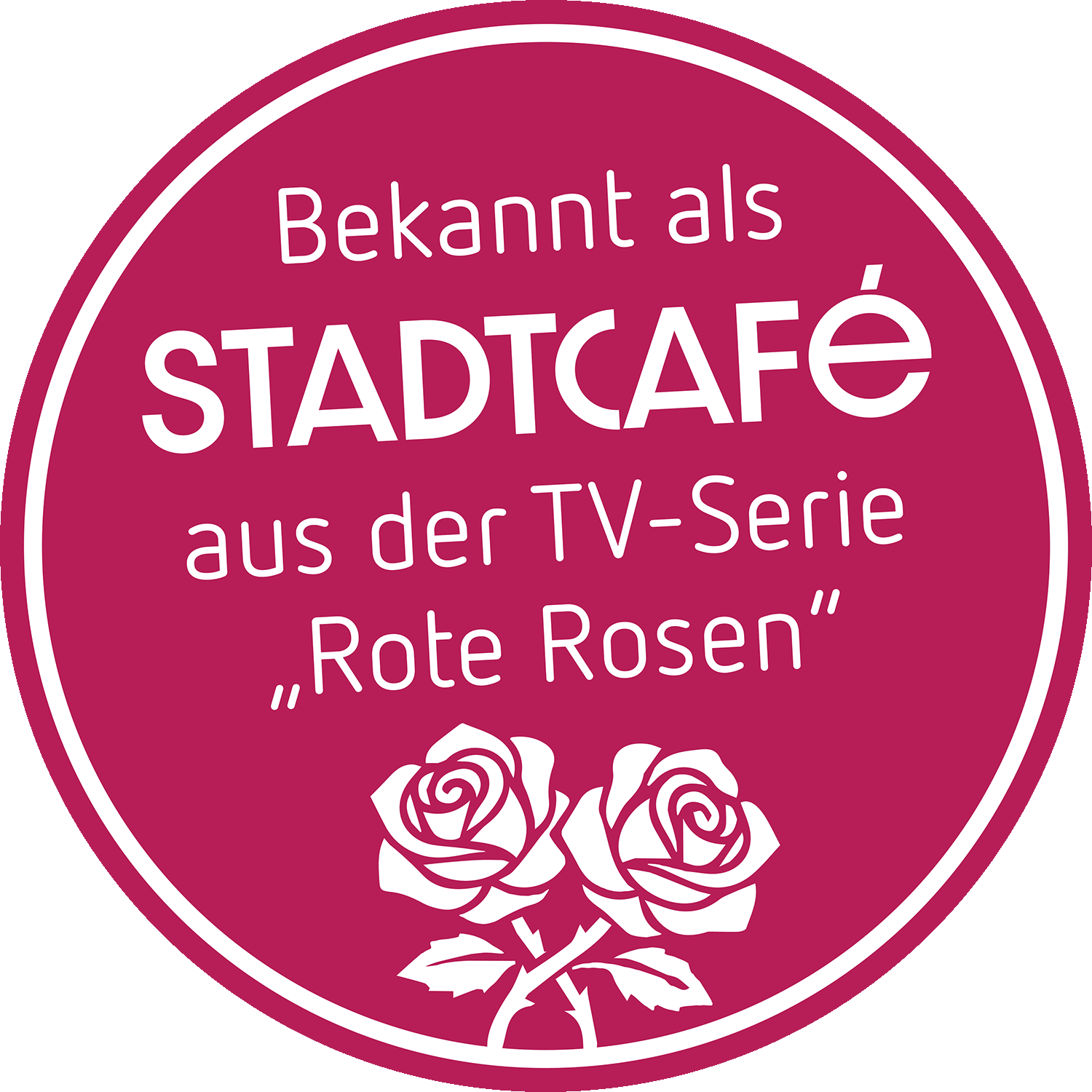 Bekannt als Stadtcafé aus der TV-Serie "Rote Rosen"
